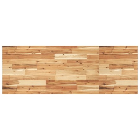 Dessus de bureau fini à l'huile 140x50x2cm bois d'acacia massif 