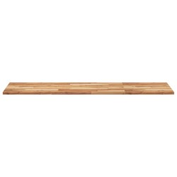 Dessus de bureau fini à l'huile 140x50x2cm bois d'acacia massif 