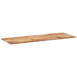 Dessus de bureau fini à l'huile 140x50x2cm bois d'acacia massif 