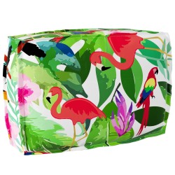 Ensemble de Coussins de Palette 2 Pièces Multicolore en Tissu Oxford 