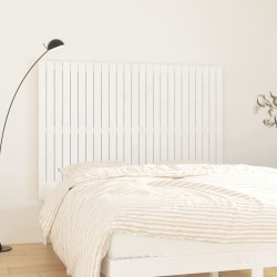 Tête de lit murale Blanc 159,5x3x110 cm Bois massif de pin 