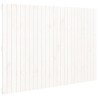 Tête de lit murale Blanc 159,5x3x110 cm Bois massif de pin 