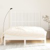 Tête de lit murale Blanc 159,5x3x110 cm Bois massif de pin 