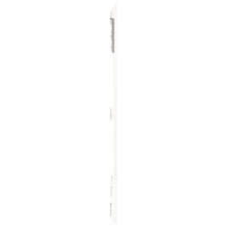 Tête de lit murale Blanc 159,5x3x110 cm Bois massif de pin 