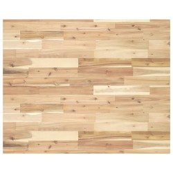 Dessus de bureau non traité 100x80x4 cm bois d'acacia massif 