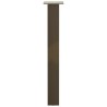 Pieds de table console 4 pièces Acier naturel 72 cm Acier 