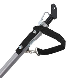 Remorque de vélo pour animaux de compagnie orange et gris 
