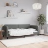 Lit de repos sans matelas gris foncé 80x200 cm tissu 