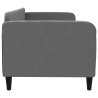 Lit de repos sans matelas gris foncé 80x200 cm tissu 