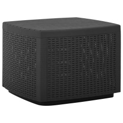 Table de jardin Gris 53x53x40 cm Plastique 