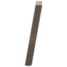 Pieds de table à manger en U 2 pièces Acier naturel 50 x (72-73) cm Acier 