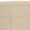 Repose-pied Crème 70x55x41 cm Tissu microfibre 