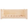 Lit pour chien 75,5x55,5x28 cm Bois massif de pin 