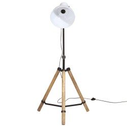 Lampadaire 25 W blanc 75x75x90-150 cm E27 