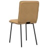 Chaises à manger lot de 2 Marron Velours 