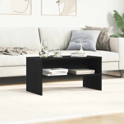 Meuble TV chêne noir 80x40x40 cm bois d'ingénierie 