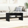Meuble TV chêne noir 80x40x40 cm bois d'ingénierie 