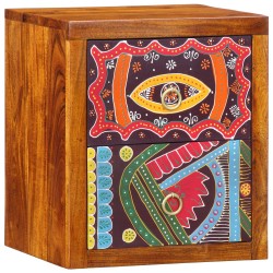 Table de chevet 35x30x40 cm Bois massif Acacia 