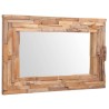 Miroir décoratif Teck 90x60 cm Rectangulaire 