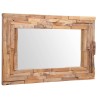 Miroir décoratif Teck 90x60 cm Rectangulaire 