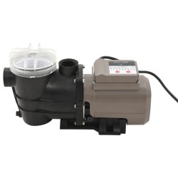 Pompe de piscine avec minuterie Noir 0,25 CH  8000 l / h 