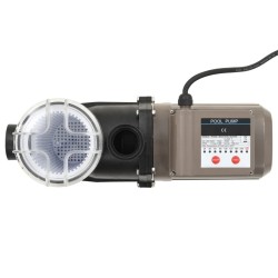 Pompe de piscine avec minuterie Noir 0,25 CH  8000 l / h 