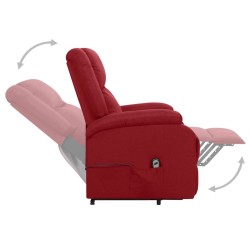 Fauteuil Rouge bordeaux Tissu 