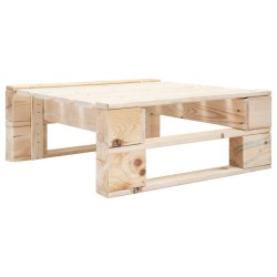 Salon de jardin palette 4pcs avec coussins Bois de pin imprégné 
