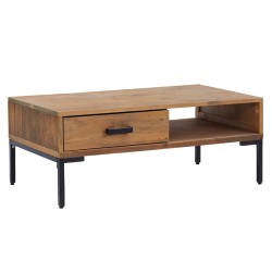 Table basse 90x50x35 cm Bois de pin massif 