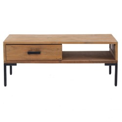 Table basse 90x50x35 cm Bois de pin massif 