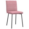 Chaises à manger lot de 4 Rose Velours 