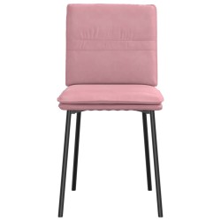 Chaises à manger lot de 4 Rose Velours 