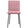 Chaises à manger lot de 4 Rose Velours 