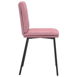 Chaises à manger lot de 4 Rose Velours 