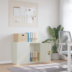 Classeur gris clair 90x40x70 cm acier 
