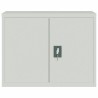 Classeur gris clair 90x40x70 cm acier 