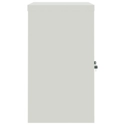 Classeur gris clair 90x40x70 cm acier 