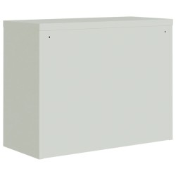 Classeur gris clair 90x40x70 cm acier 