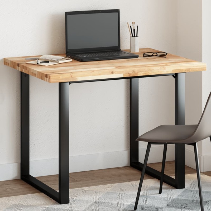 Dessus de table rectangulaire 100x80x4 cm bois massif d'acacia Dessus de table rectangulaire 100x80x4 cm bois massif d'acacia