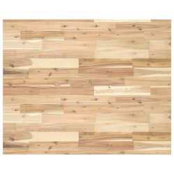 Dessus de table rectangulaire 100x80x4 cm bois massif d'acacia 