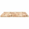 Dessus de table rectangulaire 100x80x4 cm bois massif d'acacia 