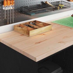 Armoires de garage 6 pcs noir bois d'ingénierie 
