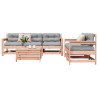 Salon de jardin 6 pcs bois massif sapin de douglas 