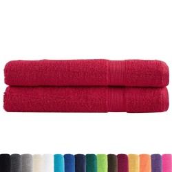 Serviettes de qualité supérieure SOLUND 2 pcs rouge 600 g/m² 
