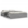 Cadre de lit sans matelas sonoma gris 150x200 cm 