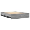 Cadre de lit sans matelas sonoma gris 150x200 cm 