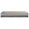 Cadre de lit sans matelas sonoma gris 150x200 cm 