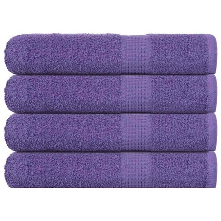 Serviettes 4 pcs violet 100x200 cm 360 g/m² 100% coton 