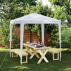 Tente de réception 2x2 m Blanc 