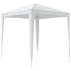 Tente de réception 2x2 m Blanc 